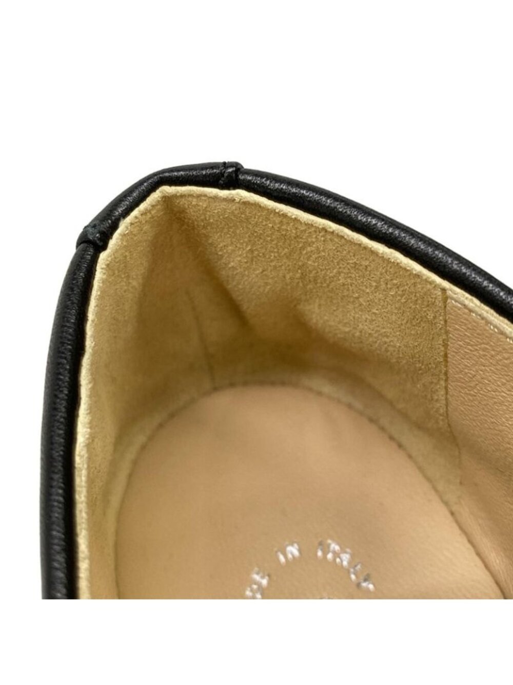 Chanel Loafers 36 C Quilted Black Silver Coco Charm Lambskin - Picture 11 of 12